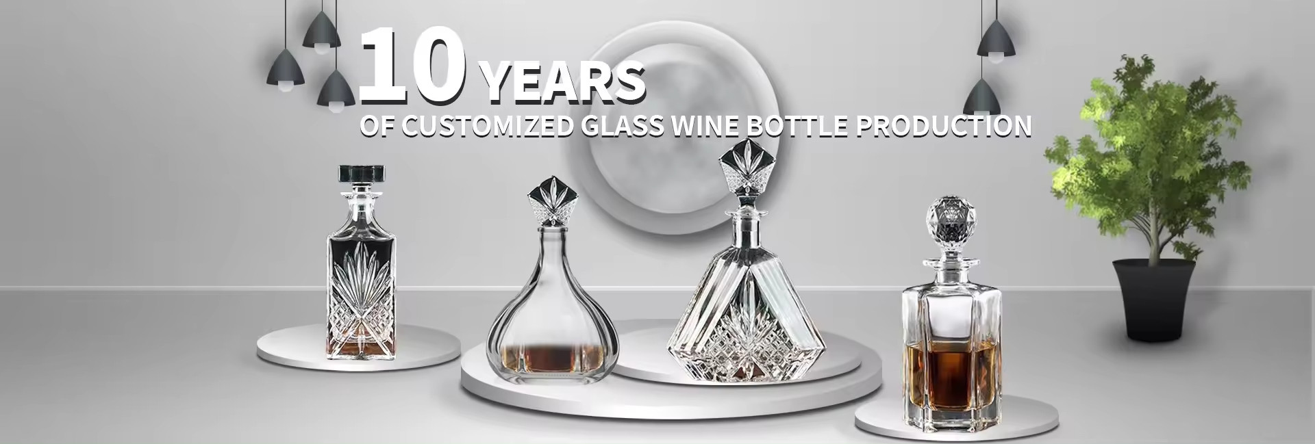 calidad Botella de vidrio de vodka fábrica